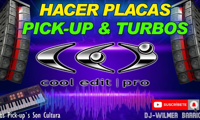 COMO EDITAR O HACER PLACAS PARA PICK-UP O TURBOS – EFECTOS Y MAS